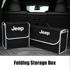 Car Trunk Organizer Box Large Capacity Folding Storage Bag Accessories For Jeep Wrangler Renegade Compass Gladiator Cherokee JL