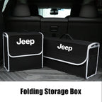Car Trunk Organizer Box Large Capacity Folding Storage Bag Accessories For Jeep Wrangler Renegade Compass Gladiator Cherokee JL