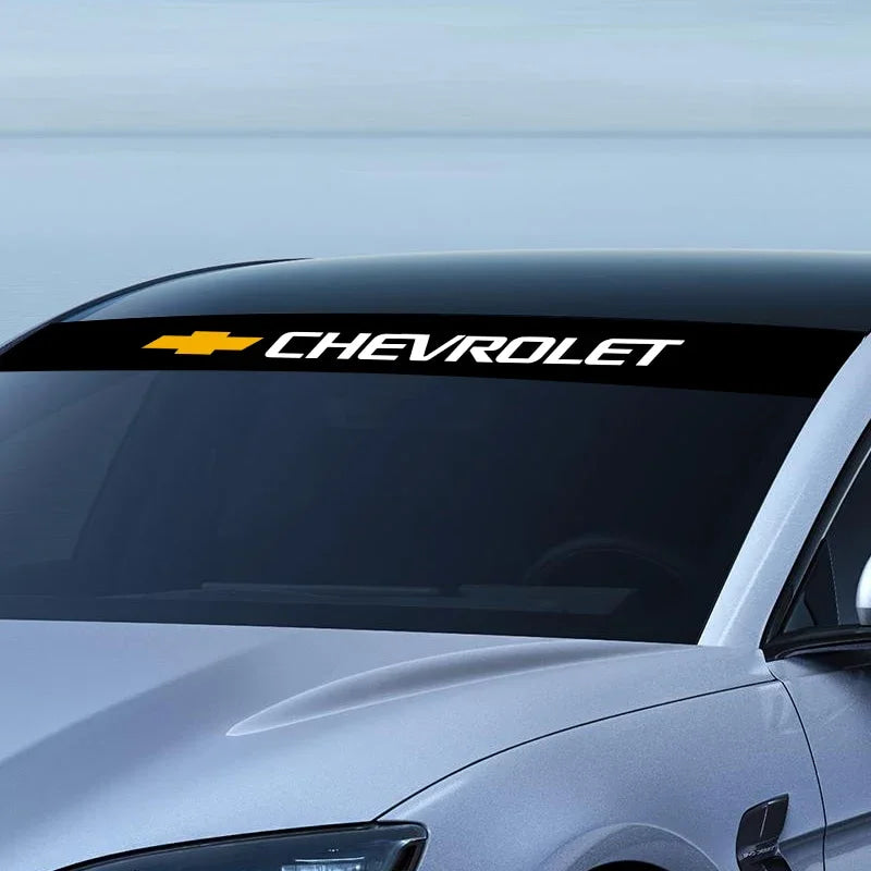 Easy Install Car Front Window Decoration Sticker CompatibleChevrolet Colorado Cruze Spark Captiva Malibu Trax Aveo Camaro Onix