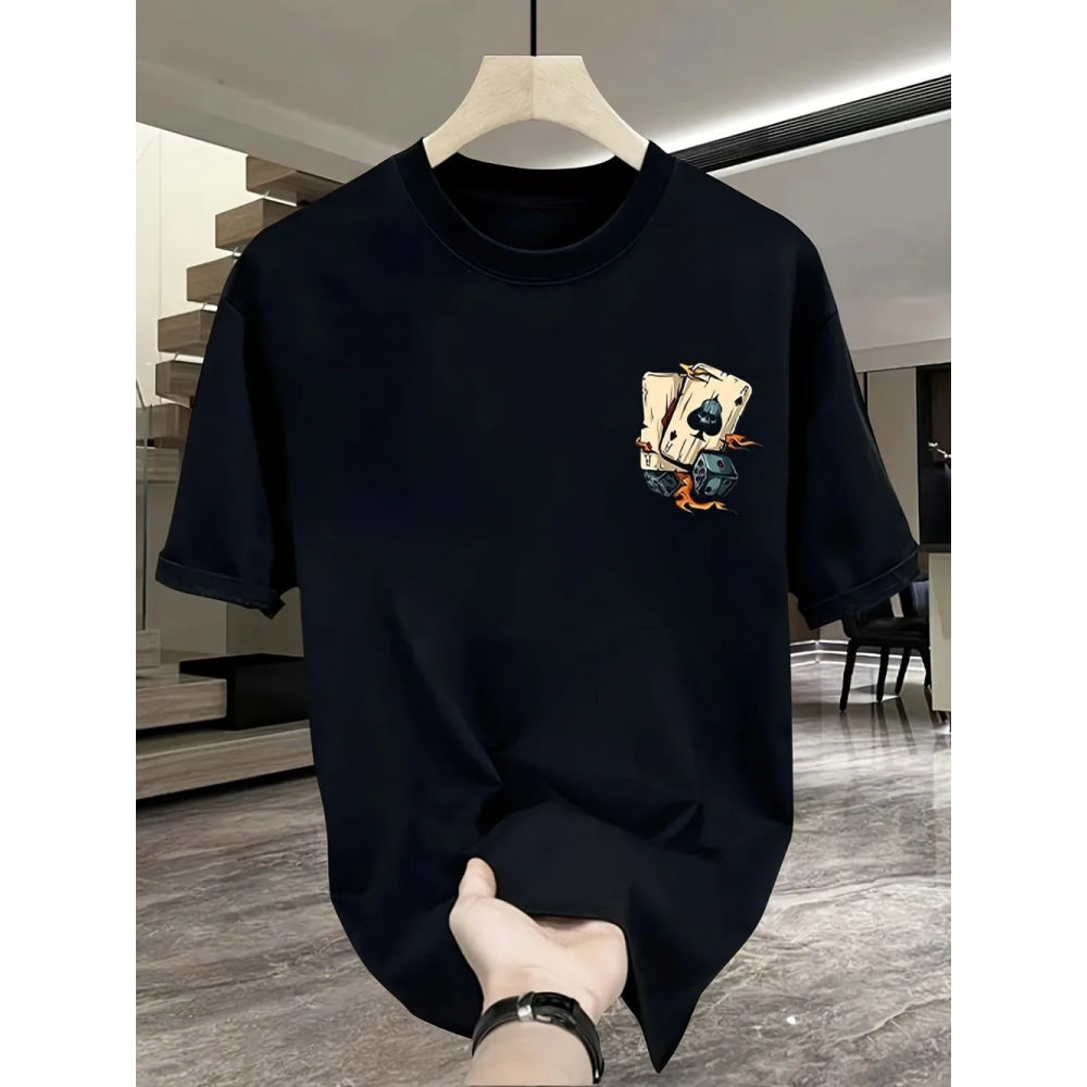 The latest 100% classic printed loose-fitting short-sleeved shirt is a high-quality top suitable for both men and women.