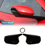 For Chevrolet Corvette C8 Z51 Z06 2020-2023 Car Rearview Side Mirror Cover Wing Cap Sticker Exterior Door Rear View Case Trim