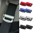 2pcs Car Seat Belt Buckle Clip Seatbelt Stopper Adjuster Clip To Relax Shoulder Neck Car Strap Clips