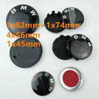45/56/68/74/82MM Car Front Hood Emblem Wheel Center Caps For BMW G11 G12 G30 G31 G32 G08 G05 F46 F49 F39 F90 G20 X3 X5 M4 Auto