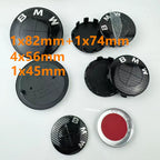 45/56/68/74/82MM Car Front Hood Emblem Wheel Center Caps For BMW G11 G12 G30 G31 G32 G08 G05 F46 F49 F39 F90 G20 X3 X5 M4 Auto