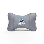 Soft Suede Neck Pillow Comfort Car Headrest Interior Decor Accessories For BMW E90 G80 M3 G30 M5 F82 F83 F20 F21 G42 F95 F96 G06