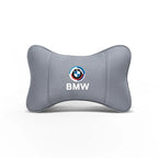 Soft Suede Neck Pillow Comfort Car Headrest Interior Decor Accessories For BMW E90 G80 M3 G30 M5 F82 F83 F20 F21 G42 F95 F96 G06