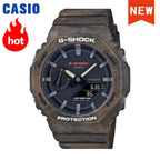 2026 NeW Casio GA-2100 series men's watch Flame Inside trendy sportsmultifunctional fashion anti-shock color disc watch G-SHOCK