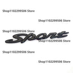 Mazda 3 sport glossy black ABS Car Front Grille Eemblem Rear Trunk Badge Sticker For 2008-2013 Mazda 3 Logo Accessories
