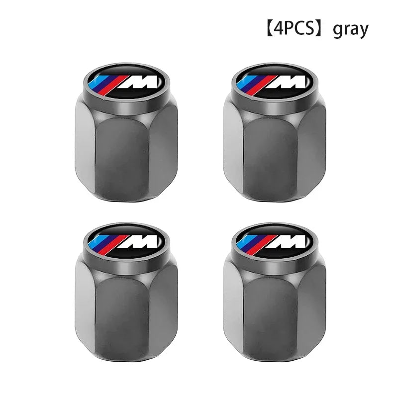 Car Wheel Tire Valve Air Stem Cap Cover For BMW X1 X3 E39 E46 E30 E36 E87 E60 E90 F26 G02 Personalized Decoration Accessories