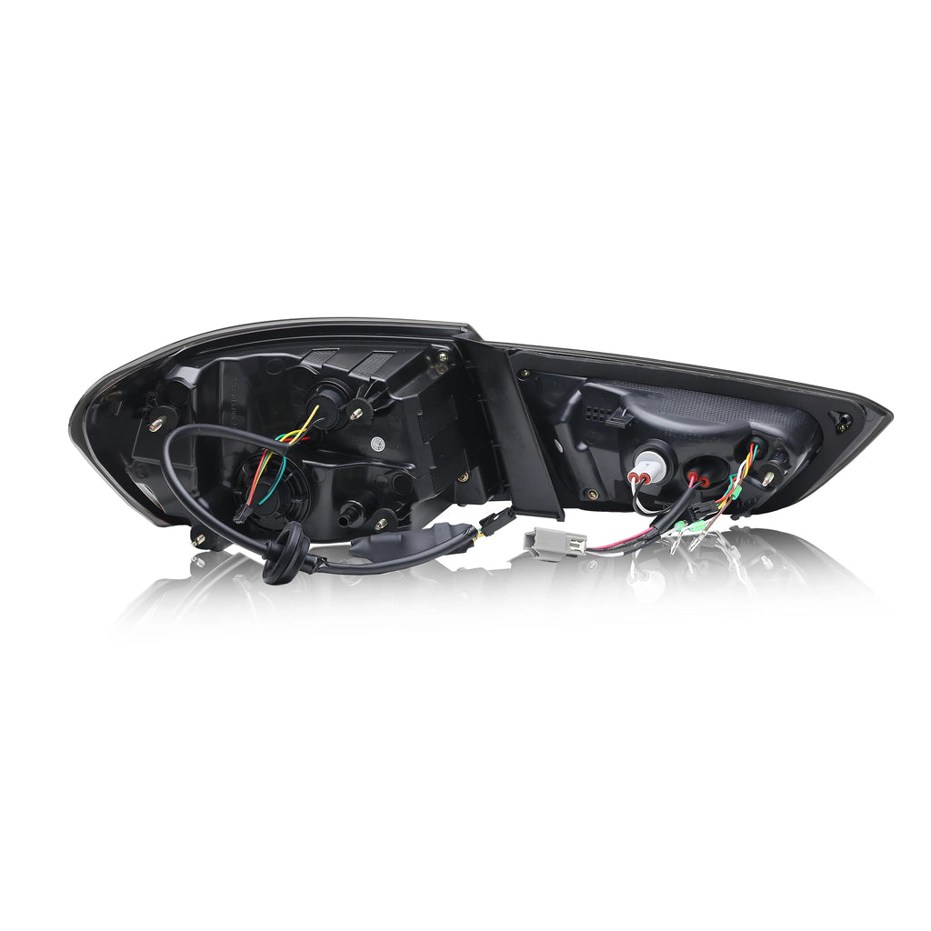 LED Tail Lights for Chevrolet Chevy Malibu 2019-2025 Sequential Turn Signal Dynamic Animation Black Rear Lamps Assembly