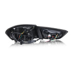 LED Tail Lights for Chevrolet Chevy Malibu 2019-2025 Sequential Turn Signal Dynamic Animation Black Rear Lamps Assembly