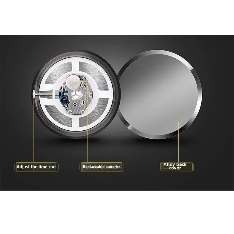 1pc Car Mini Clock Quartz Clock  Night For Audi  Sline A3 A4 A5 A6 A6L A7 A8 Q3 Q5 Q7 S3 S4 S5 RS3 Sticker