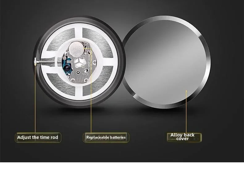 1pc Car Mini Clock Quartz Clock  Night For Audi  Sline A3 A4 A5 A6 A6L A7 A8 Q3 Q5 Q7 S3 S4 S5 RS3 Sticker