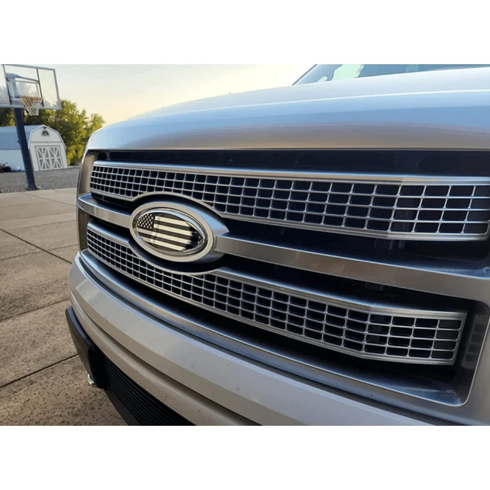 American Flag Grille and Tailgate Emblem Set for Ford F150 F250 - Show Your Patriotism and Style on the Road