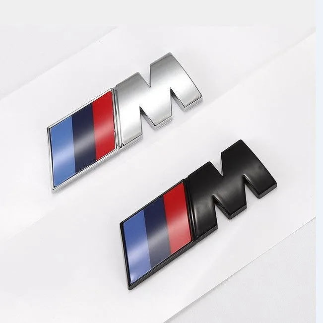 3D ABS M Logo For BMW Sport F10 F30 G01 E83 F39 E84 F48 M1 M2 M3 M4 M5 M6 Car Emblem Stickers Body Trunk Badge Decal Accessories