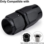 AN4/AN6/AN12 Swivel Hose End Fitting Adapter For Oil/Fuel/Gas Hose Line Oil Cool