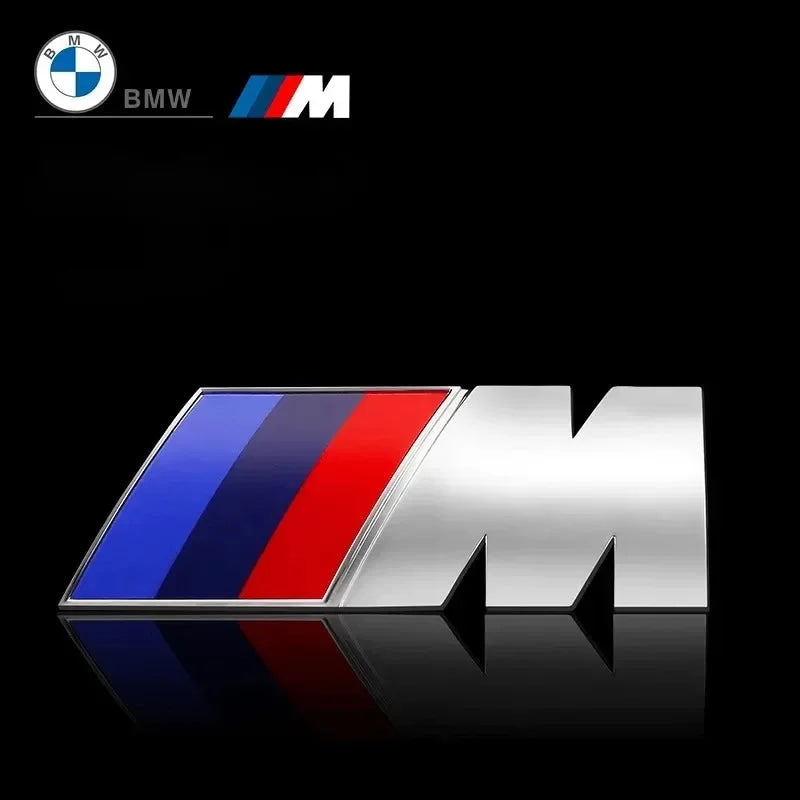 Car Valve Core BMW 3D Electroplating Emblem Stickers Trunk Decorative Stickers For BMW X5 E91 E70 F11 E30 F31 X3 F25 E61 E83 X1