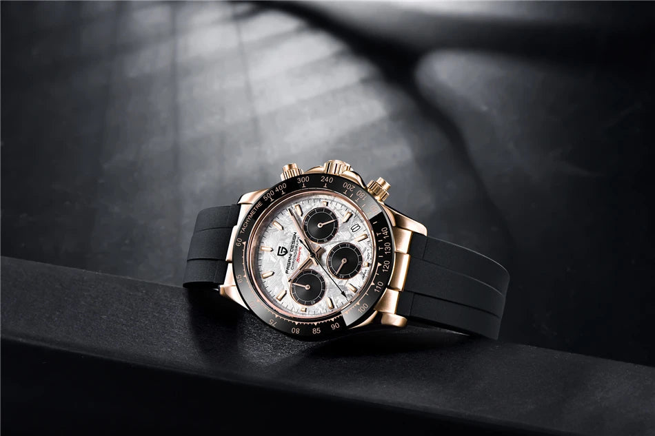 40mm New V2 PAGANI DESIGN Classic fashion Men Quartz Watches Sapphire Retro Chronograph Stainless Steel Waterproof Watch for Men