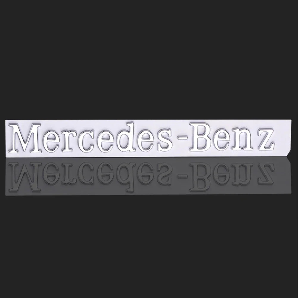 1pcs Car Badge Rear Trunk Body Sticker Emblem Decoration For Mercedes Benz AMG W108 W124 W126 W140 W205 W201