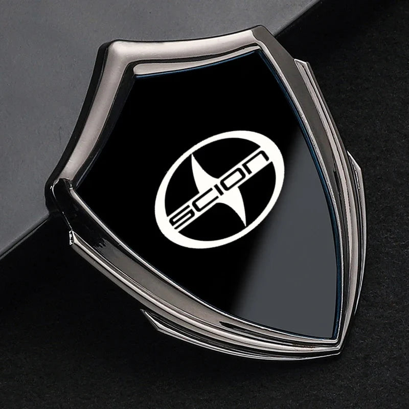 auto accessory 3D metal accsesories car stickers for Toyota scion XA XB XD IQ TC