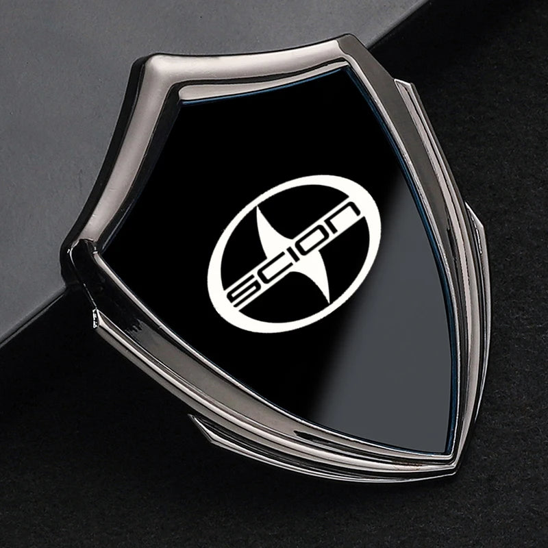 auto accessory 3D metal accsesories car stickers for Toyota scion XA XB XD IQ TC