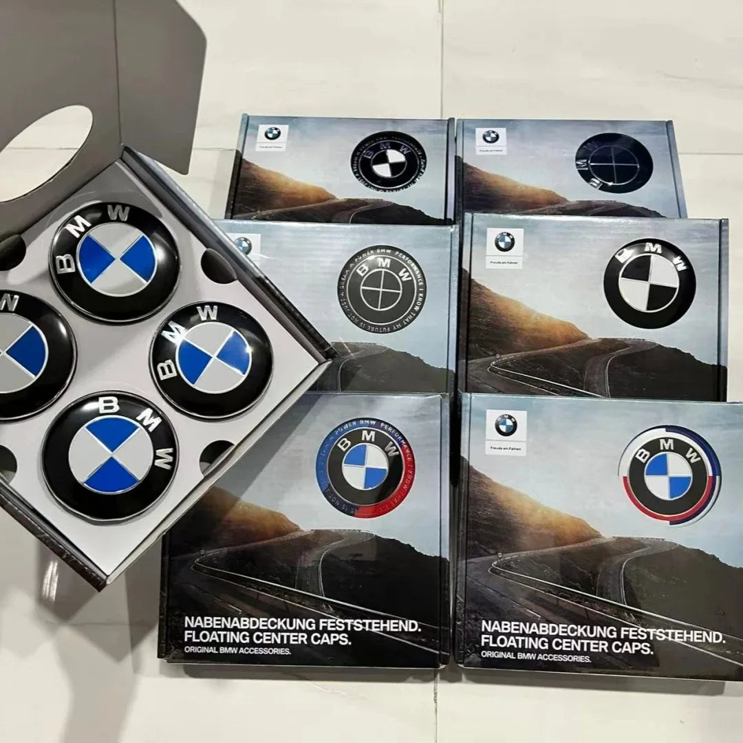 56mm/68mm Car Logo Floating Wheel Center Caps Hub Emblem Cover for BMW X1 X3 X4 X6 M2 M4 M5 F39 F45 F31 E82 E90 G32 E84 G01 G05