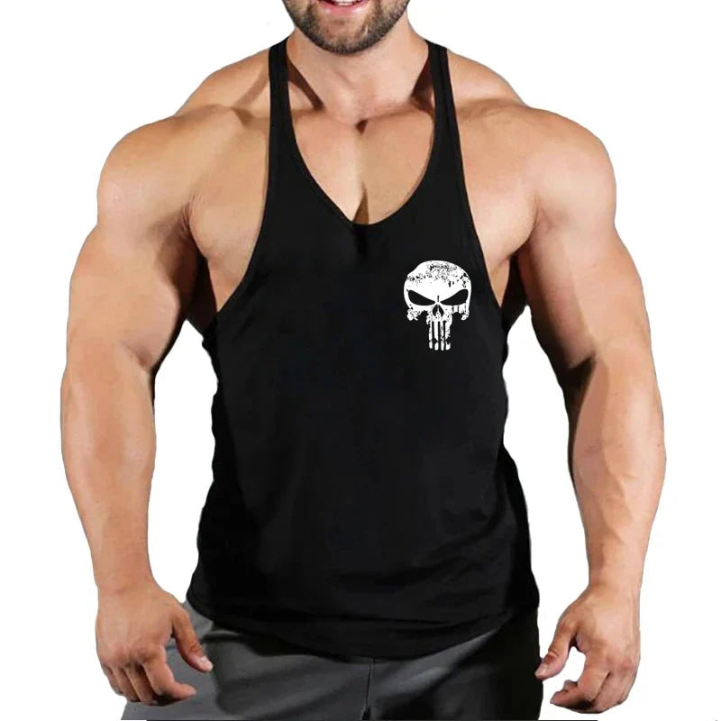 Gym Top Men Shirt Fitness Man Bodybuilding Clothing Men's Clothes Stringer Muscular Vest Singlets Vests Singlet T-shirts Tops