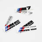 3D ABS Car Fender Trunk Rear Logo Letter Emblem For BMW M Logo M1 M2 M3 M4 M5 E83 F39 F10 F30 F48 M6 M7 M8 Auto Exterior Parts