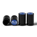 4PCS Car Tire Valve Caps Wheel Stem Protection Air Covers For Subaru STI XV WRC WRX BRZ FORESTER IMPREZA LEGACY OUTBACK TRIBECA