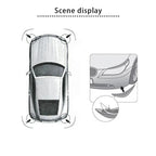 31cm Arc-shaped Universal Rubber Car Bumper Corner Protector Stickers Guards Buffer Trim Molding Anti-Scratch Protection Strip