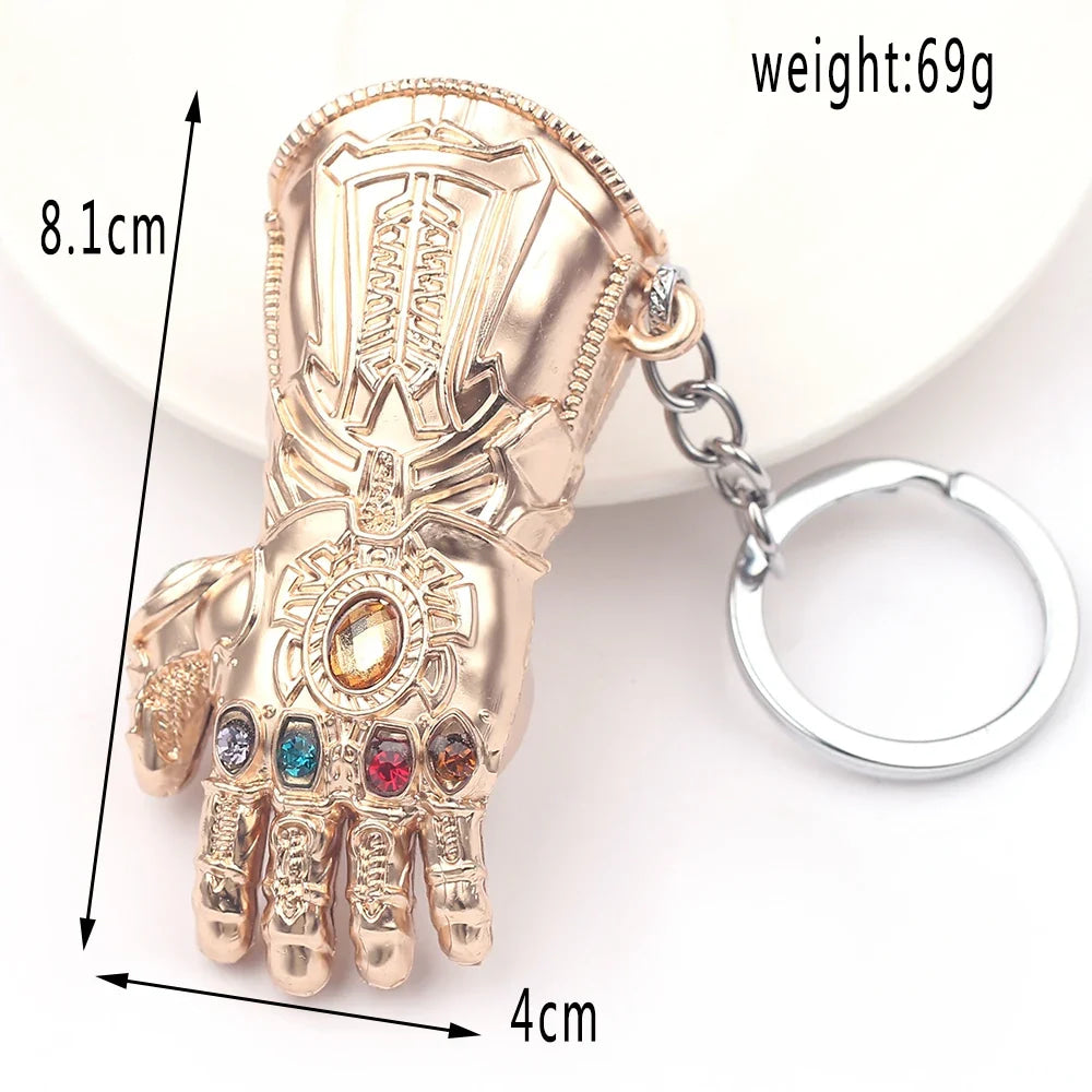 The Avengers Thanos Keychain for Men, Infinity Gauntlet, Creative Beer Bottle Opener, Pendant Gadgets
