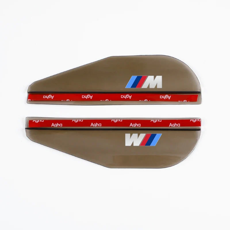 Car Side Rear View Mirror Rain Eyebrow Visor Rain Shield Shade Cover For BMW M Power Performance M3 M5 X1 X3 X5 X6 E46 E39 E36