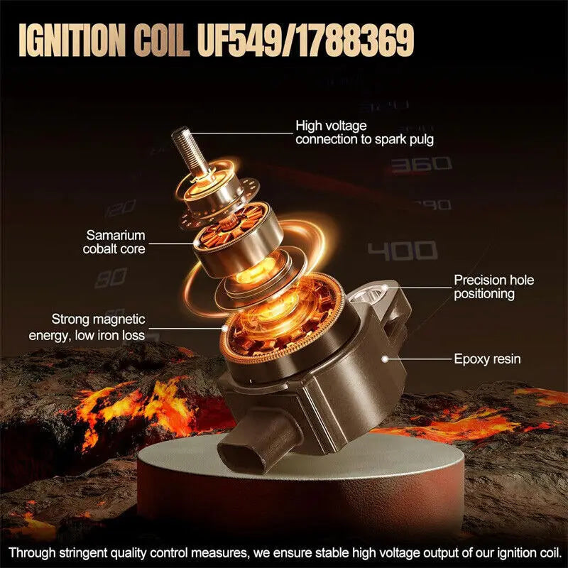 UF-549 C1696 COP292 C751 UF549X UF549 4 UF549 Lgnition Coil For Nissan Altima Sentra Rogue Versa Spark Plugs&Ignition Coil Packs