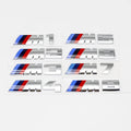 3D ABS M Emblem Trunk Lid Sticker For BMW M1 M2 M3 M4 M5 M6 M7 M8 E46 E36 E34 F10 E90 F30 E60 E53 E30 E92 E Series