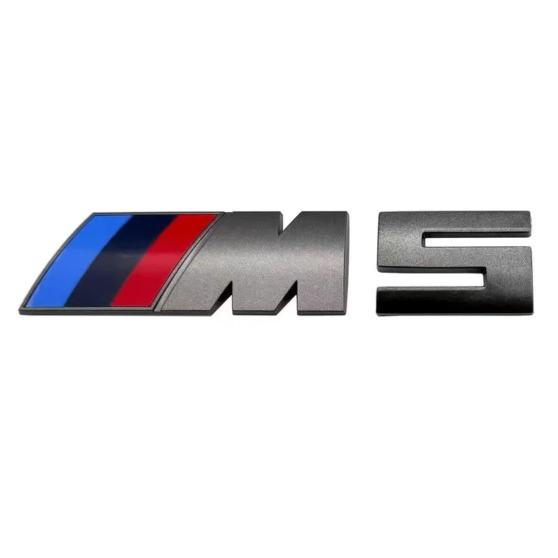 5.5cm for M logo new gray ABS sticker trunk badge for BMW X1M X2M X3M X4M X5M X6M X7M M1M2M3M4M5M6M7M8