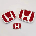 Car  Accessories Freshener Steering Wheel Emblem H-Sticker For Honda Civic Accord City CRV Jade Fit Odyssey Hybrid