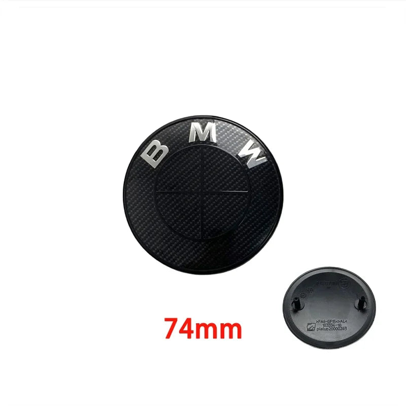 45/74/82mm automobile ABS front and rear logo hub covers are suitable for BMW Group's new badge decoration accessories.