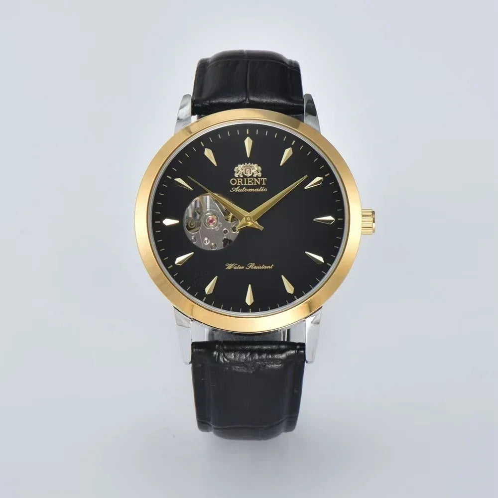 Automatic Mechanical Unisex Sports Watch Full Function World Time Waterproof Shockproof Skeleton Dial Orient