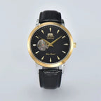 Automatic Mechanical Unisex Sports Watch Full Function World Time Waterproof Shockproof Skeleton Dial Orient