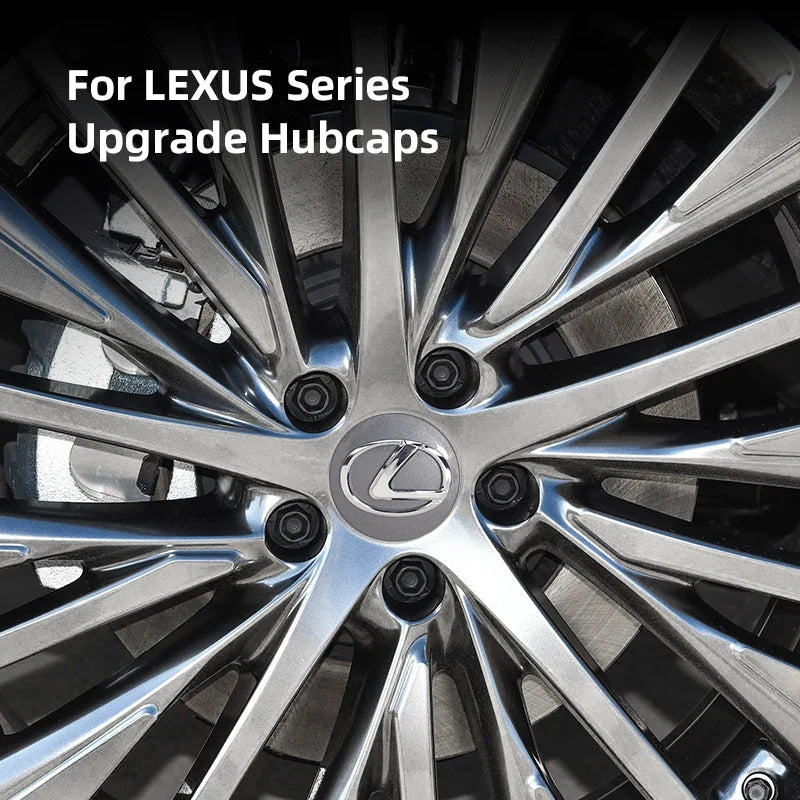 4pcs 62mm Car Wheel Center Hub Cap Rim Dustproof Cover Emblemem For Lexus RX NX UX GX ES260 ES300 LS500 IS250 RX350 LX570 LX600