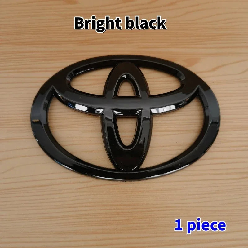 1pc 3D Car Emblem sticker For Toyota Front Grill Hood Rear Trunk Logo Corolla Camry RAV4 Hilux Yaris Prius Prado Badge Accessory