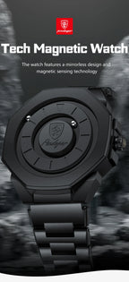 POEDAGAR High Quality Luxury Watch For Men Waterproof Fashion Man Wristwatch Business Stainless Steel Men's Quartz Watches Reloj