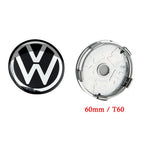 Abs - 4pcs 55mm 56mm 65mm 70mm Car Styling Wheel Center Cap Hub Covers Badge Accessories For VW Volkswagen 3B7601171 1J0601171