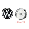 Abs - 4pcs 55mm 56mm 65mm 70mm Car Styling Wheel Center Cap Hub Covers Badge Accessories For VW Volkswagen 3B7601171 1J0601171