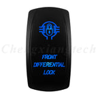 12V 20A Blue Led Car Boat Laser Rocker Switch ON OFF, (ON) OFF, ON OFF ON, (ON) OFF ON, (ON) OFF (ON) Waterproof