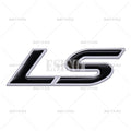 Car Styling 3D LS Car Metal Alloy Rear Trunk Fender Adhesive Badge Body Tailgate Displaceme Emblem For Cadillac CTS Escalade