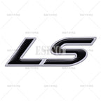 Car Styling 3D LS Car Metal Alloy Rear Trunk Fender Adhesive Badge Body Tailgate Displaceme Emblem For Cadillac CTS Escalade