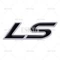 Car Styling 3D LS Car Metal Alloy Rear Trunk Fender Adhesive Badge Body Tailgate Displaceme Emblem For Cadillac CTS Escalade