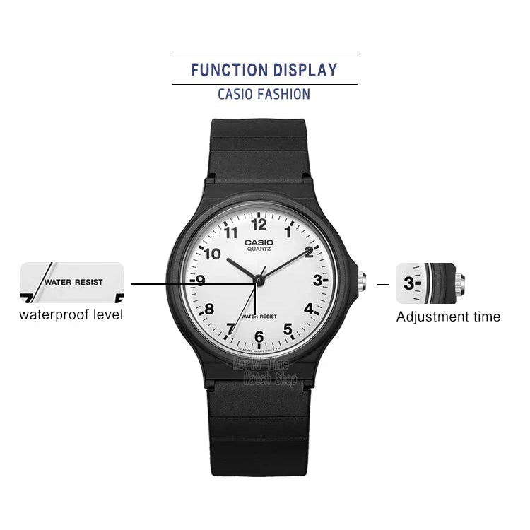 Casio Watch Classic Stylish Simplicity Design Digital Display Quartz Movement Water Resistant Men's And Women's MQ-24-7B/7B2