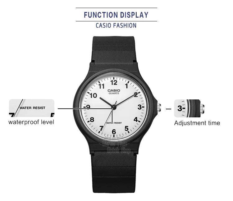 Casio Watch Classic Stylish Simplicity Design Digital Display Quartz Movement Water Resistant Men's And Women's MQ-24-7B/7B2